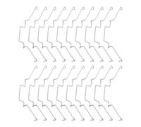 ibasenice Lot de 20 Attaches pour câbles de Ventilateur de radiateur : Clips de Fixation pour Refroidisseur de processeur - Support de Remplacement pour dissipateur Thermique de processeur pour PC de
