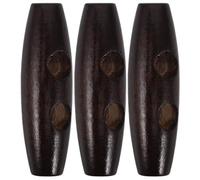 ibasenice Lot de 20 Boutons à Bascule en Corne Bois Foncé 4 CM Ronds Double Trou Accessoires Couture Polyvalents pour Manteaux Pulls et Vestes Boutons Vintage Robustes pour Vêtements