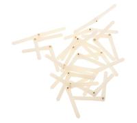 ibasenice Lot de 20 Charnières à Goupille 45X67 MM pour Maquettes D’Avions Radiocommandés Pièces Détachées Légères en Métal Charnières de Fixation Précises pour Réparation et Assemblage