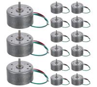 ibasenice Lot de 20 Mini Moteurs Solaires Câble, Moteur Électrique Miniature pour Bricolage Scolaire et Jouets, Alimentation Solaire pour Projets Scientifiques et Voitures Miniatures