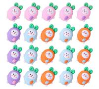 ibasenice Lot de 20 Petites Gommes à Effacer de Carotte Colorées, Gomme Souple Multifonction pour Crayons et Crayons de Couleur, Fournitures Scolaires Ludiques pour Garçon Couleur Aléatoire