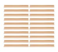 ibasenice Lot de 20 Supports à Bâtonnets en Bois Beige Multifonctionnels 19cm pour Jeux de Société et Plateaux de Train Mexicain Usage Polyvalent et Design Minimaliste