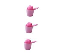 ibasenice Lot De 3 Accessoires De Bain Pour Bébé En Plastique Poignée Confortable Gobelet À Shampoing Cuillère Écumoire De