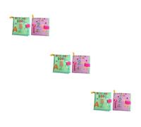 ibasenice Lot De 3 Livres Éducatifs Pour Bébé En Tissu Avec Chiffres Et Lettres Jouet Dapprentissage Portable Pour Tout-petits 2 Pièces X 3