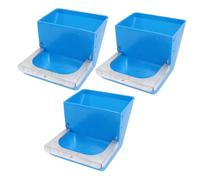 ibasenice Lot De 3 Mangeoires pour Lapins Mangeoire pour Lapins Bol d'alimentation pour Volailles Seau d'alimentation pour Volailles Équipement D'Élevage De