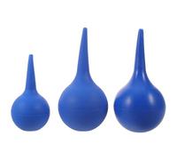 ibasenice Lot de 3 poires auriculaires : poire de rinçage en PVC souple - manuelle réutilisable - outil de laboratoire pour le lavage des oreilles (30/75/90 ml) pour femmes et hommes