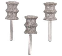 ibasenice Lot De 3 Têtes De Polissage pour Griffes d'animaux Outils De Soin des Griffes pour Chiens Embouts De Meulage Accessoires pour Meuleuse À Ongles
