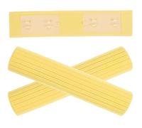 ibasenice Lot de 3 Têtes de Rechange pour Balai Éponge Absorbant, Recharge de Serpillière en Éponge Jaune 28 Cm, Compatible Sols Durs et Nettoyage