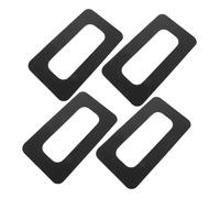 ibasenice Lot De 4 Adaptateurs pour Aileron Arrière De Sup Clips De Réparation pour Planche De Surf Base D'Aileron Kayak Aileron Fixation Clips en PVC Noir