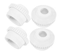 ibasenice Lot De 4 Buses De Sortie d'eau pour Piscine Spa, Accessoires De Massage Rotatifs en Plastique, Buse Œil De Spa, Pièces De Rechange pour Fontaine De Retour De Piscine, Installation Simple