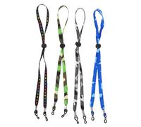 ibasenice Lot de 4 Cordes de Fixation pour Lunettes en Polyester, Lanières Ajustables Antidérapantes, Accessoires Polyvalents et Légers pour Suspendre et Protéger Vos Couleur Aléatoire