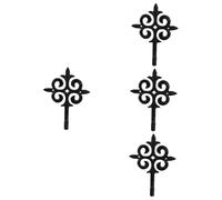 ibasenice Lot De 4 Crochets pour Paniers Suspendus De Jardin Pots De Fleurs Jardinières Suspendues Supports De Paniers Cintres en pour Jardinières D'Extérieur Crochets en