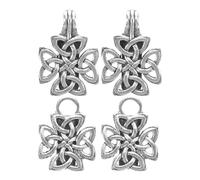 ibasenice Lot de 4 Pinces à Pull Rétro en Alliage de Zinc Épingles pour Vêtements Féminins Broches Anti-Dévoilement Vintage Accessoires Polyvalents pour Cardigan Chemises et Robes