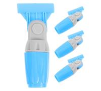 ibasenice Lot de 4 Pinces rotatives pour tête de Balai, Clips de Rechange | Connecteur de liaison de balai réglable, adaptateur de charnière pivotante rotative pour manche de balai, perche, facile à