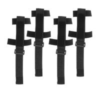 ibasenice Lot de 4 Sangles Adaptatives Porte-ustensiles en Nylon Antidérapantes Universelles, Manchettes Réglables pour Aide à Mobilité Réduite Main, Support Multifonction pour Personnes