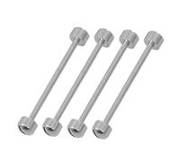 ibasenice Lot De 4 Tiges De Connexion De Bracelet Montre en Acier Inoxydable, Vis Filetée 20 Mm, Outils De Réparation pour Horlogers, Accessoires pour Bracelets De Montre, Remplacement Secure