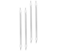 ibasenice Lot de 4 Tubes Chauffants en Quartz 27 CM pour Radiateur Électrique D’Appoint Élément Chauffant Infrarouge Compatible Four Électrique Tige de Rechange pour Chauffage en Petit