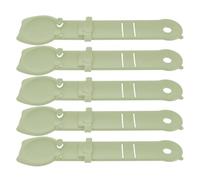 ibasenice Lot de 5 Cuillères Distributeurs de Friandises à Presser pour Chat, Plastique Vert Clair, Longueur 24,4 Cm, Cuillères pour Nourrir Animaux, Usage Ludique en Intérieur Voyage