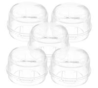 ibasenice Lot De 5 De Sécurité Pour Cuisinière À Gaz Couvercle De Pour Bouton De Cuisinière Sécurité Enfant