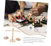 ibasenice Lot De 5 Jouets d'apprentissage Scientifique pour Enfants Modèle D'Équilibre À Monter Soi-Même Kits D'Expérimentation Scientifique À Assembler Beige