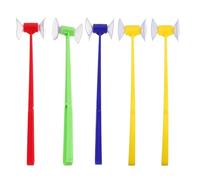 ibasenice Lot de 5 Marteaux à Ventouse pour Enfant | Outils Pédagogiques et Accessoires de Jeu de Mots | Marteau Jouet en Plastique Inspiré de Montessori pour Motricité Fine, École et Maison