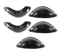 ibasenice Lot de 5 Mentonnières de Protection pour Casque Moto Vélo Électrique et Patins Coussinet en Plastique Accessoires Solide Protection Renforcée du Menton Usage Polyvalent en