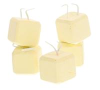 ibasenice Lot de 5 Pierres à Mâcher Carrées pour Petits Rongeurs, Calculs Molaires Naturels pour Lapins, Hamsters et Cochons D’Inde, Matériau Minéral, Jouets à Ronger pour Animaux