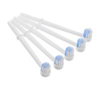 ibasenice Lot de 5 Têtes de Rechange Rondes pour Irrigateur Buccal, Embouts en Plastique Compatibles, Hygiène Bucco-dentaire Optimale pour Voyage et Usage Quotidien