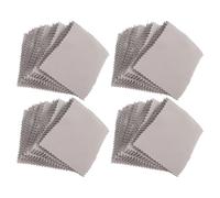 ibasenice Lot de 50 Chiffons de Polissage en Daim 8x8cm pour Bijoux et Montres, Nettoyage Doux et Antistatique, pour Colliers et Bagues