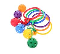 ibasenice Lot De 6 Balles Rebondissantes pour Enfants pour Jambes Et Chevilles Équipement De Fitness Équipement d'exercice Balle Rebondissante pour Enfants Corde À Sauter Balle