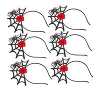 ibasenice Lot De 6 Bandeaux À Cheveux En Toile D'Araignée Pour Cosplay Bandeau Diable Halloween Cosplay Bandeau Pour Cheveux En Toile D'Araignée