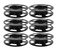 ibasenice Lot de 6 bobines de filament de recharge pour imprimante 3D, enrouleur de filament vide en plastique, rouleau de remplacement pour enrouleur de câble d'imprimante de bureau, 250 g
