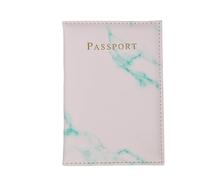 ibasenice Lot de 6 Étuis de Protection pour Passeport à Motif Marbré en Cuir PU Couleurs Assorties Léger et Compact pour Voyage et Usage Quotidien