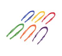 ibasenice Lot De 6 Pinces en Plastique pour Le Développement De La Motricité Fine des Enfants, Outils Scientifiques Préscolaires, Bacs Sensoriels, Pinces, Jouets d'apprentissage pour