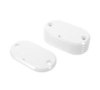 ibasenice Lot de 6 plaques de recouvrement pour orifice de thermostat - Pièces de rechange en plastique pour réfrigérateur - Plaque de recouvrement pour boîtier de commande - Panneau de commande de
