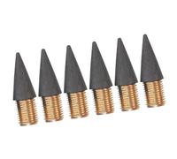 ibasenice Lot de 6 Pointes de Crayon Éternel sans Encre en Graphite Alliage, Recharge Remplaçable Pratique sans Affûtage pour Usage Scolaire et Bureau Plusieurs styles