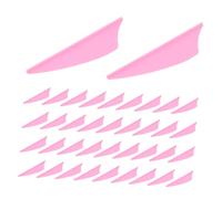 ibasenice Lot de 60 Queues De À l'arc Intégrées Accessoires pour Flèches Plumes pour Flèches Queue De en Plastique Empennages De Kit pour La