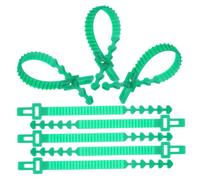 ibasenice Lot De 8 Attaches pour Plantes Piquets avec Supports Stabilisateur De Support pour Plantes De Jardin Sangles Coupe-Vent pour Arbres Support De Branches D'Arbres Sangles