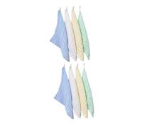 ibasenice Lot De 8 Mouchoirs En Coton Pour Bébé Serviettes Et Absorbantes 28x28 Cm Moufles De Toilette Confortable Pour -né Hypoallergénique Et Lavable Maison