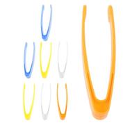 ibasenice Lot de 8 Pinces à Épiler en Plastique Colorées Outils d'Expérimentation pour Garçon et Filles Développement Motricité Fine Fournitures Scolaires Polyvalentes Jouets Éducatifs
