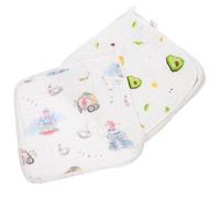 ibasenice Lot de 8 Serviettes pour Bébé en Pur Coton, Débarbouillettes Absorbantes et Serviettes à Salive, Taille 30x30 Cm, Couleur Aléatoire, pour Bain et Soins du -né Style Aléatoire