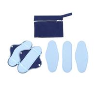 ibasenice Lot de Serviettes Hygiéniques Réutilisables Lavables Polaire Protections Post-accouchement Ultra-absorbantes et Confortables pour Femmes Usage Jour et Nuit