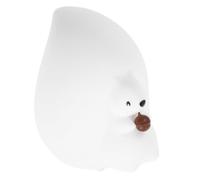 ibasenice Lumière de Nuit pour Enfants Lumière Écureuil Nursery Silicone Mignon Lampe LED Veilleuse pour Bébé Adolescent Filles Garçons Chambres USB De Charge, O41C24U1734G, Blanc, 17X11.7X12.7CM