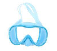ibasenice Lunettes de Natation Garçon Fille Anti-buée Masque Plongée Large Cadre avec Nez et Sangle Élastique Confortable pour Piscine Plongée Snorkeling