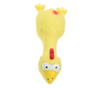 ibasenice Mâcher Latex Naturel pour Chiens Poule Couineuse Résistante Aux Morsures pour Chiots et Petits Chiens Interactif et Durable pour Éveil et Récompense