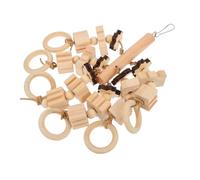 ibasenice Mâcher pour Oiseau de Décompression Suspendu pour Perruches et Petits Oiseaux Accessoire Durable pour Cage Favorise Jeu Dentaire