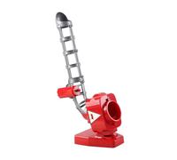 ibasenice Machine Lance-balles de Baseball Automatique sans Batterie Entraînement Extérieur Plastique Rouge Lanceur de Balle Motorisé pour Améliorer la de Frappe