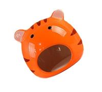ibasenice Maison à Motif Dessiné pour Hamster et Chinchilla en Céramique Orange Lit Multifonctionnel Portable Accessoire Décoratif