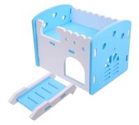 ibasenice Maison Cachette pour Cochon d'Inde Rampe en PVC Robuste et Sûre, Habitat pour Petits Animaux comme Rats et Hamsters, Accessoire Pratique pour Cage Intérieure