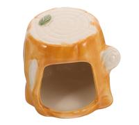 ibasenice Maison en Céramique pour Hamster Cabane pour Animal De Compagnie Nid Rafraîchissant pour Chinchilla Petite Cachette Nid pour Hamster Grotte Lits pour Hamsters Nains Clapier